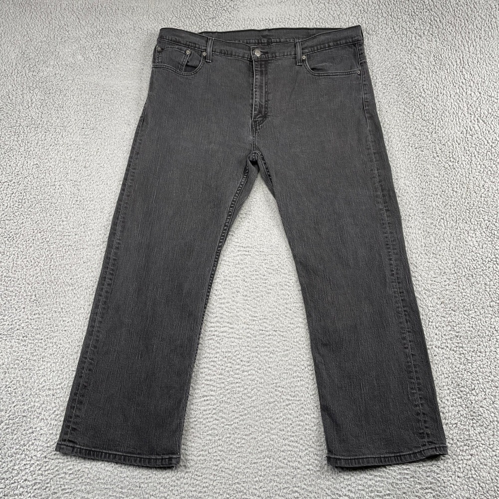 Levi's Jeans Mens 40x30 Gray 569 Loose Straight Fit Denim Stretch Casual Pants